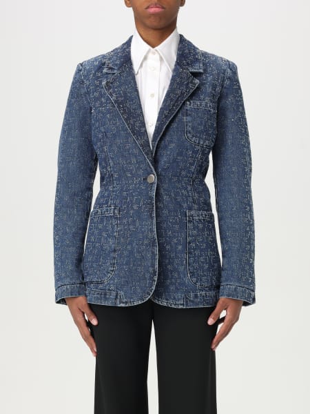 アウターその他 EMPORIO ARMANI Woman Blazer Blue EW000849AF12514 UB115 EMPORIO ARMANI: Blazer woman - Blue | Emporio Armani blazer