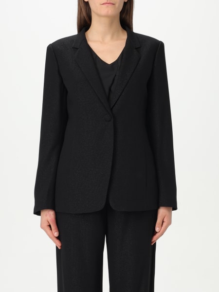 アウターその他 EMPORIO ARMANI Woman Blazer Black EW002206AF12528 UC001 EMPORIO ARMANI: Blazer woman - Black | Emporio Armani blazer