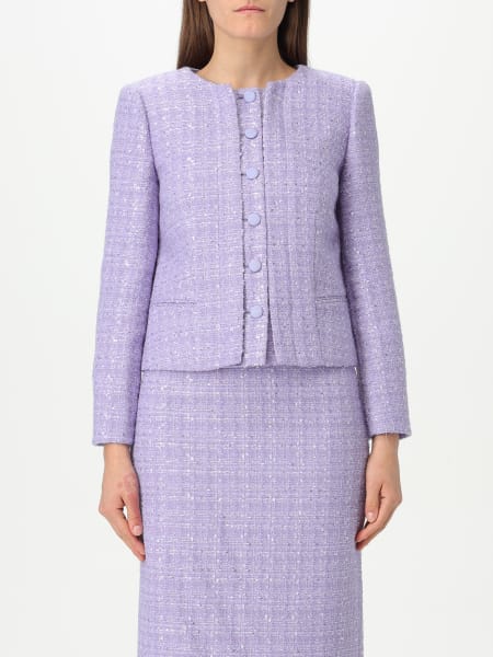 ジャケット EMPORIO ARMANI Woman Jacket Lilac EW000860AF12520 UA036 EMPORIO ARMANI: women's jacket - Lilac | Emporio Armani