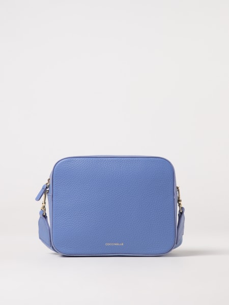 ショルダーバッグ・ポシェット COCCINELLE Woman Shoulder bag Gnawed Blue E1SS6130101 B36 COCCINELLE: Shoulder bag woman - Gnawed Blue | Coccinelle