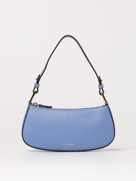 ショルダーバッグ・ポシェット COCCINELLE Woman Shoulder bag Gnawed Blue E1SS6130101 B36 COCCINELLE: Dew shoulder bag - Gnawed Blue | Coccinelle