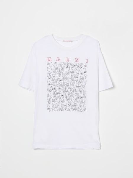 Marni: Футболка девочка Marni