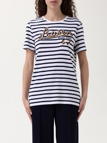 Tシャツ・カットソー LAUREN RALPH LAUREN Woman T-Shirt White 1 200957676 001 LAUREN RALPH LAUREN: T-shirt woman - White 1 | Lauren Ralph