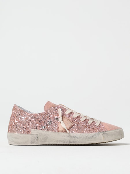 Philippe Model: Sneakers Paris Philippe Model in glitter e camoscio effetto used