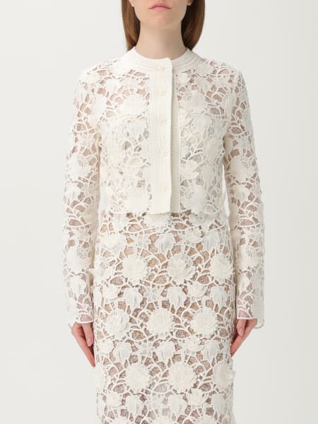 ジャケット ERMANNO SCERVINO Woman Jacket White D465N336UZG 14300 ERMANNO SCERVINO: lace jacket - White | Ermanno Scervino