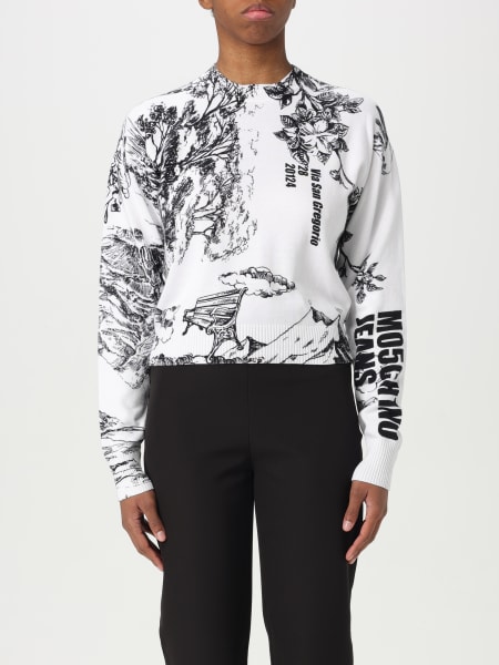 Maglia in cotone a fantasia Moschino Jeans