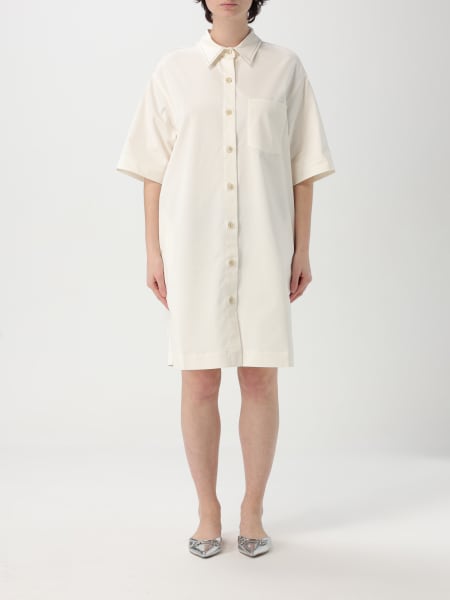 ワンピース FABIANA FILIPPI Woman Dress White ABD275F639D544 0142 Fabiana Filippi Midi Dress in White | Lyst