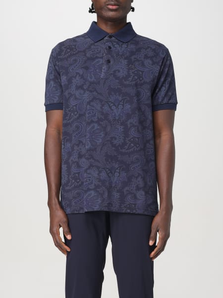 Etro: Polo Pegaso Etro in cotone paisley