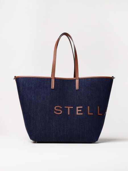 Stella McCartney ミニトートバッグ ブルー SS25 Stella McCartney Mini bag for Women SS25 | GIGLIO.COM