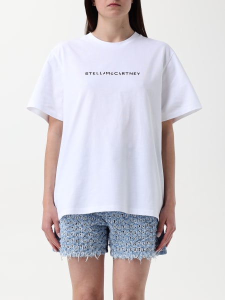 【送料&関税込】Stella McCartney Crystal Lips T-shirt Stella McCartney Women's Clothing SS25 | GIGLIO.COM