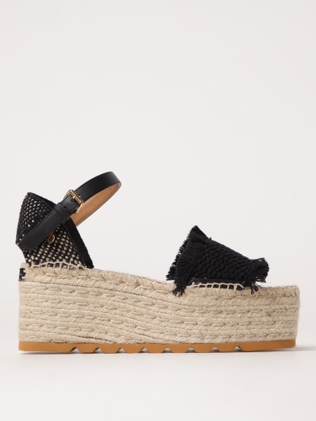 Espadrillas Gaia Stella McCartney in pelle sintetica e tessuto >