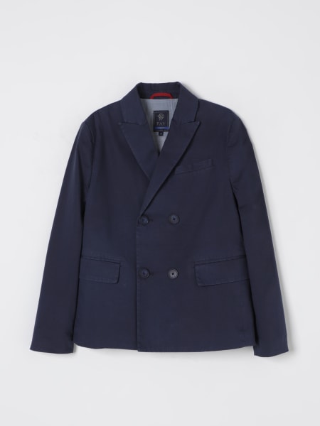 Fay Junior: Blazer a doppiopetto Fay Junior in cotone e lino