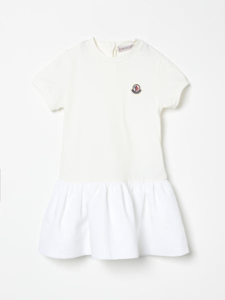 Moncler: Abito in cotone con logo Moncler