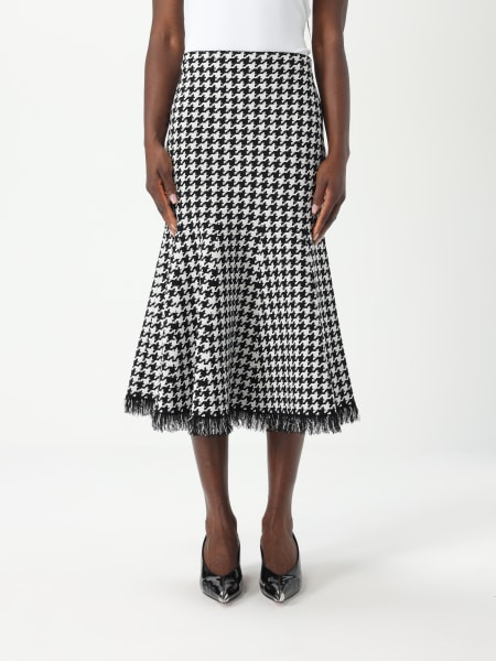 スカート ALEXANDER MCQUEEN Woman Skirt Black 829318Q1BDB 1080 MCQUEEN: Skirt woman - Black | McQueen skirt 829318Q1BDB