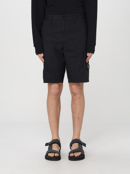 Pantaloncino cargo Stone Island in cotone stretch >