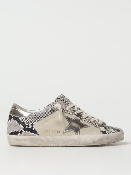 Sneakers Super-Star Golden Goose in pelle stampa pitone used >