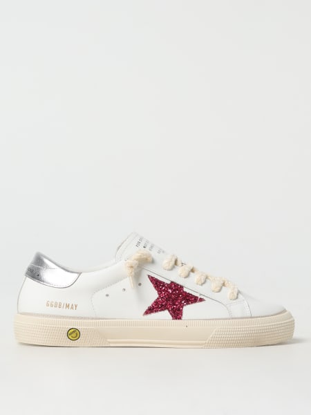 Golden Goose: Sneakers May Golden Goose in pelle e glitter