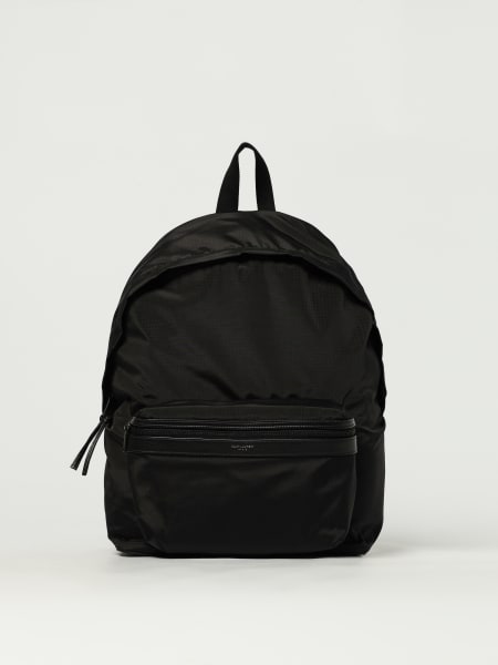 Zaino City Saint Laurent in nylon riciclato e pelle