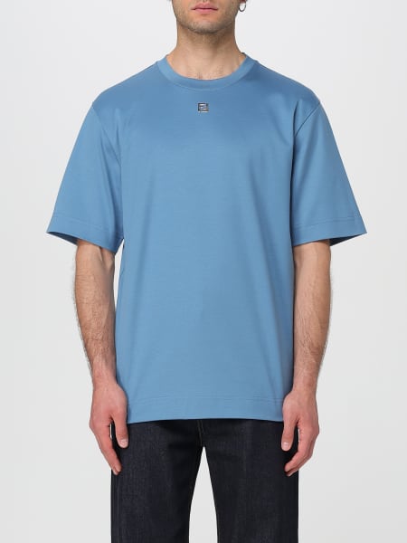 Tシャツ・カットソー FENDI SS25 Light blue chambray shirt (FS1321AUWX F0LQ0) Shirt Denim Light blue | Fendi