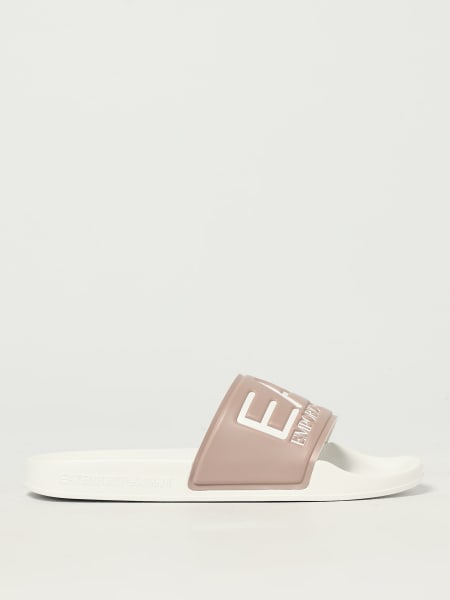 Ea7: Sliders EA7 in gomma con stampa logo