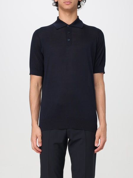 BRUNELLO CUCINELLI パンツ（その他） 紺 4213225F0005 BRUNELLO CUCINELLI Straight-Leg Pleated Cotton-Blend