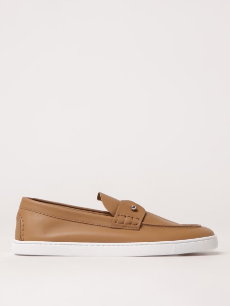 Mocassino Chambeliboat Christian Louboutin in pelle con piercing >