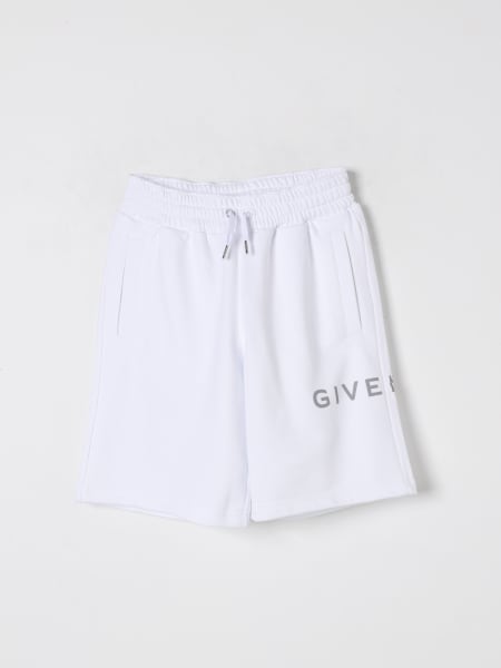 Givenchy: Pantaloncino sportivo in cotone con logo Givenchy