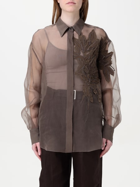 Hemdbluse damen Brunello Cucinelli