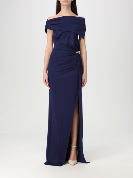 ワンピース ELISABETTA FRANCHI Woman Dress Blue AM73S DK8 Elisabetta Franchi Dresses | Elegant Garments and Occasionwear