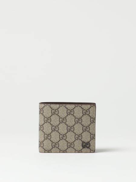 Portafoglio Gucci in tessuto GG Supreme