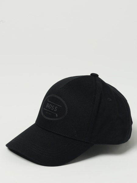 Boss: Cappello Boss in cotone con logo ricamato