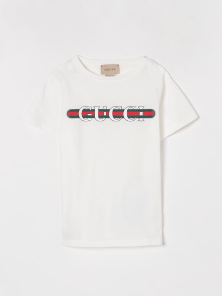 Gucci: T-shirt in cotone Web Gucci