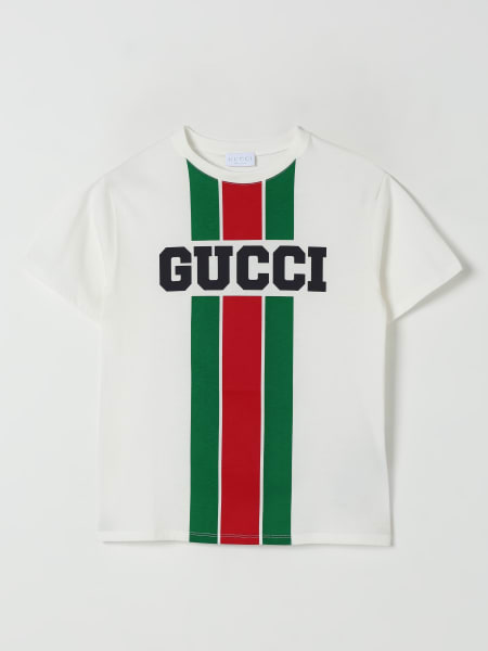 Gucci: T-shirt Web Gucci in cotone