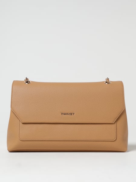 Twinset: Borsa a spalla Twinset in pelle sintetica a grana