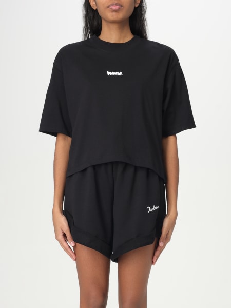 DISCLAIMER 売れ筋商品|||ディスクレイマー Tシャツ トップス レディース Tops Black Disclaimer レディースウェア SS25 | GIGLIO.COM