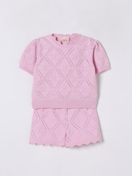 Coordinato in maglia di viscosa Elisabetta Franchi La Mia Bambina