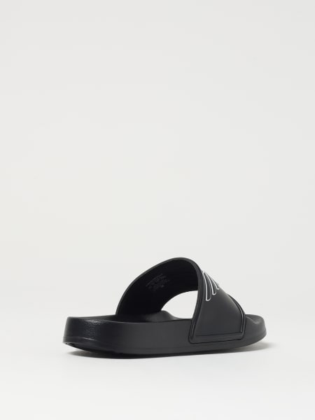 Sliders Emporio Armani Swimwear in pelle sintetica>