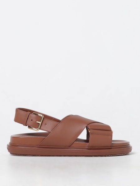 Marni: Sandalo Fussbett Marni in pelle
