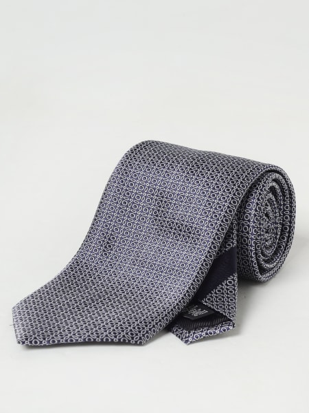 Zegna: Cravatta Zegna in seta 100 fili jacquard