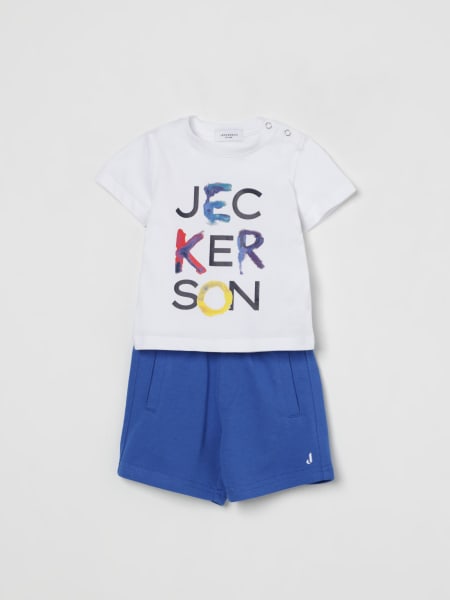 Coordinato in cotone con logo Jeckerson