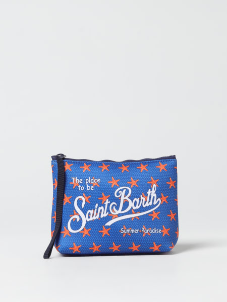Mc2 Saint Barth: Pochette MC2 Saint Barth in canvas e neoprene con stampa starfish