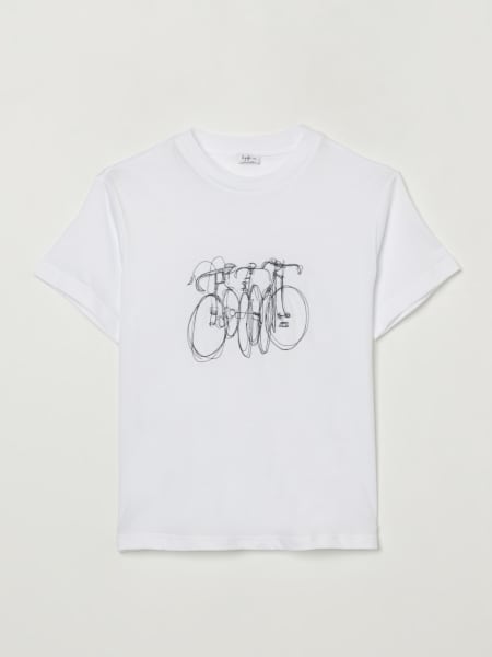 Il Gufo: T-shirt in cotone con stampa Il Gufo
