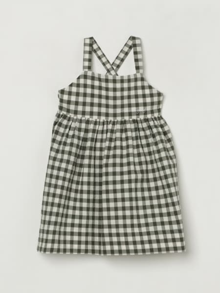 キッズワンピース・オールインワン IL GUFO SS24 WHITE M/SHORT DRESS (P24VM752C0003K_010) Il Gufo Kids' Short Sleeved Dress In White | ModeSens