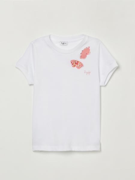 Il Gufo: T-shirt in cotone con farfalle Il Gufo