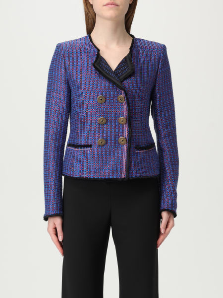 アウターその他 EMPORIO ARMANI Woman Blazer Blue E3NG1NF9903 927 Emporio Armani Blazer for Women SS25 | GIGLIO.COM