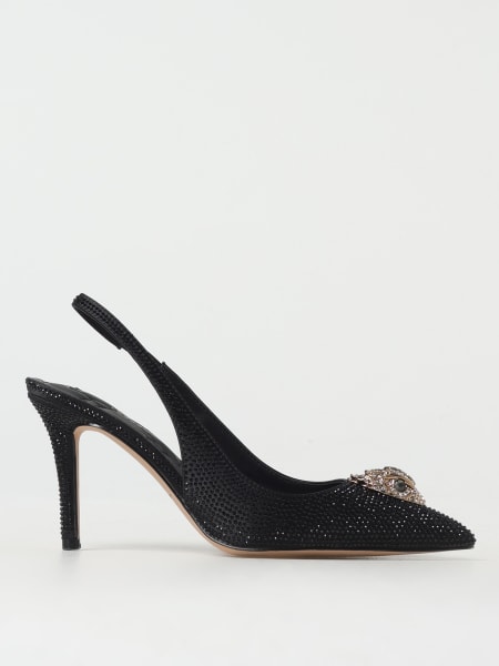 Kurt Geiger London: Slingback Belgravia Kurt Geiger London in raso con strass all over