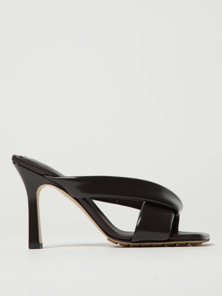 シューズ・サンダルその他 BOTTEGA VENETA Woman Heeled sandals Black 787038 V4BO0 1000 BOTTEGA VENETA: Shoes woman - Black | Bottega Veneta heeled