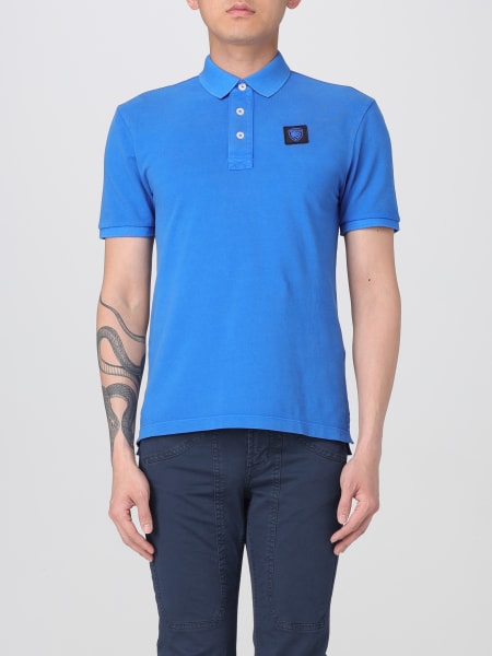 Blauer: Polo in cotone Blauer con logo