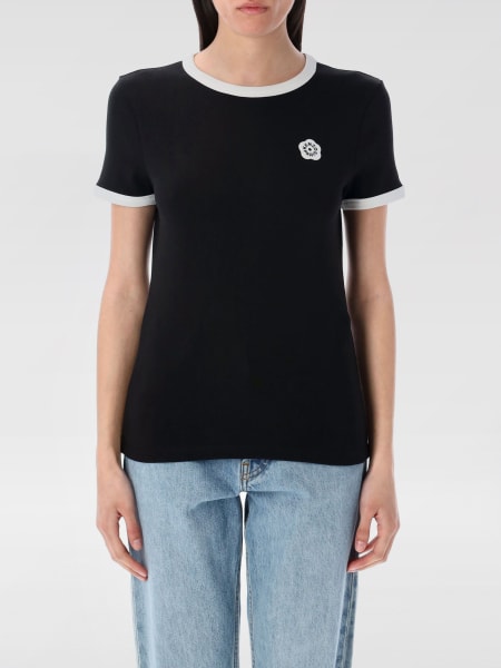 Tシャツ・カットソー KENZO Woman T-Shirt Black FF52TS1564SJ 99J KENZO: T-shirt woman - Black | Kenzo t-shirt FF52TS1564SJ
