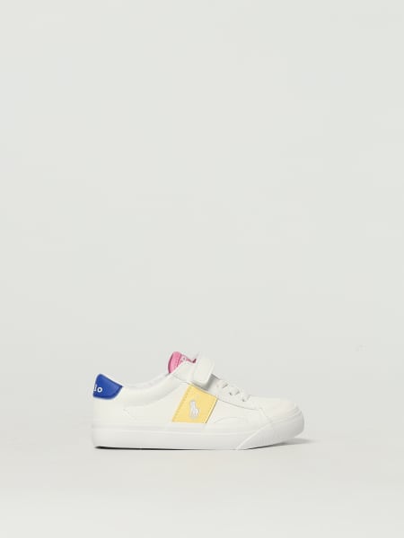 Polo Ralph Lauren synthetic leather sneakers
